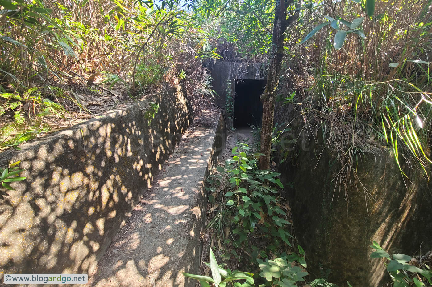 Shing Mun Redoubt - The Regent Street V Trench